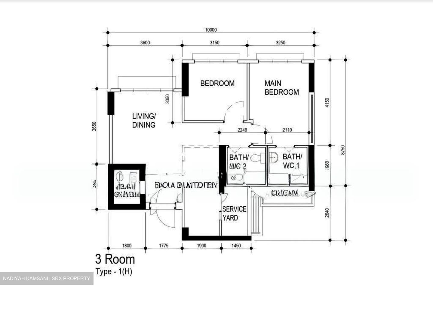 Blk 468B West Plains @ Bukit Batok (Bukit Batok), HDB 3 Rooms #621394091